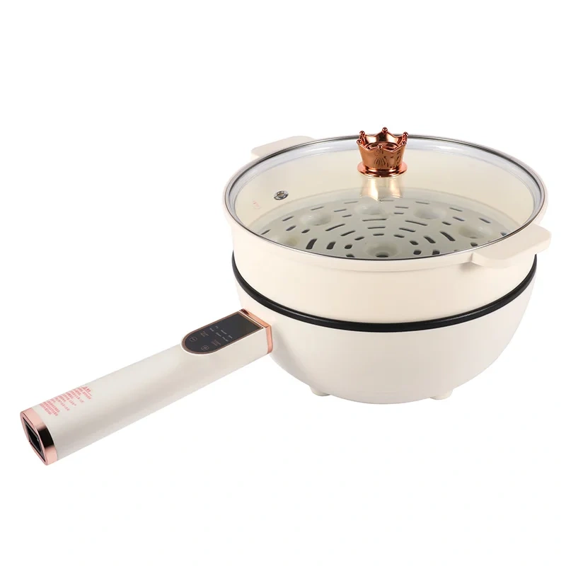 Long Handle Smart Electric Multi Cooker Hot Pot Nonstick Fry Pot Electric Skillet