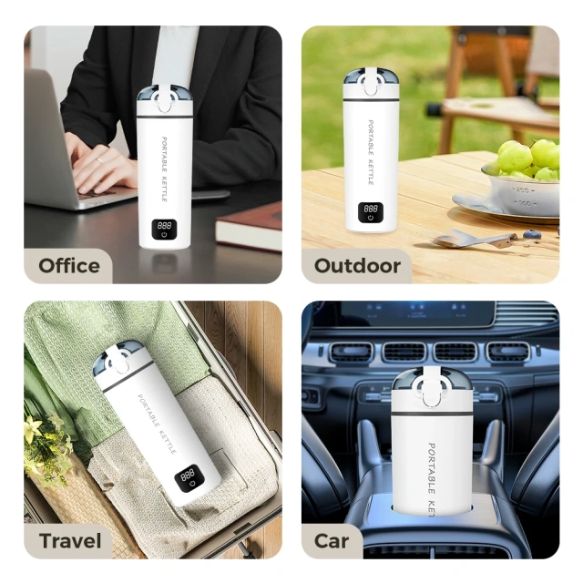 450ml Travel Electric Kettle Portable Electric Cup Tea Kettle