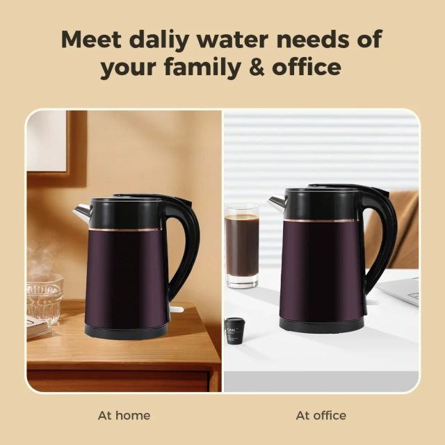 Rapid Heating Electric Kettle 1.7L Water Boiler