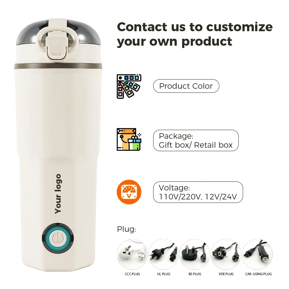 Electric Kettle Hot Water Boiler for Tea Portable Kettle for Trips