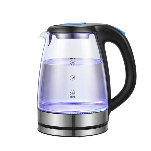 1.8L Glass Electric Kettle for Home/Hotel Glass water Boiler