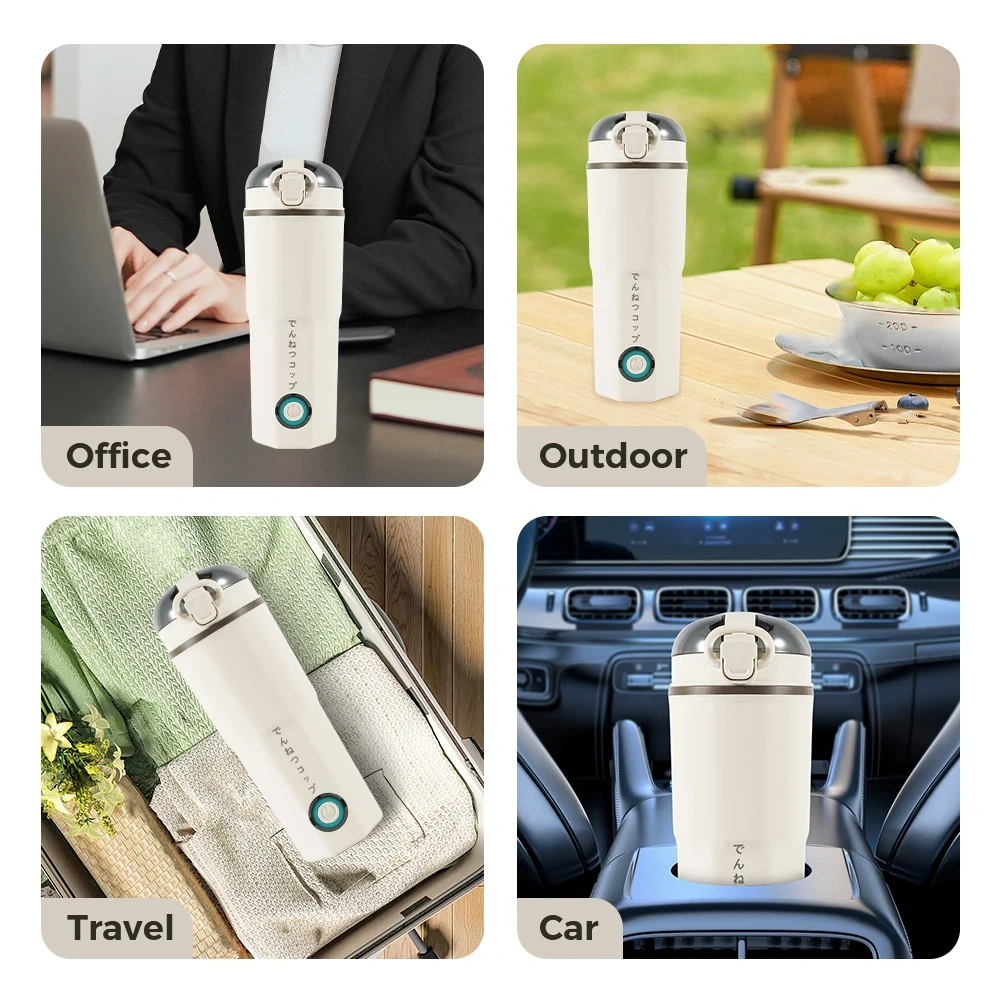 Electric Kettle Hot Water Boiler for Tea Portable Kettle for Trips