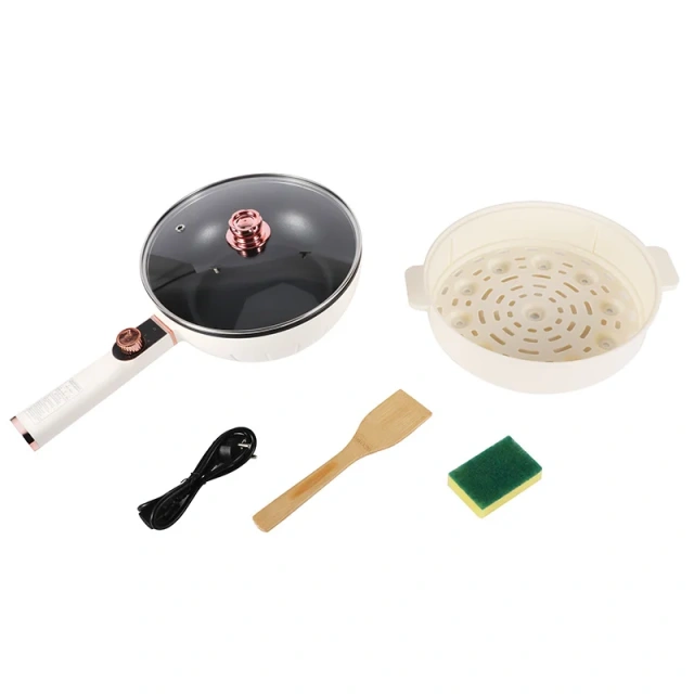 4 L Capacity Nonstick Coating Power Control Electric Multi Cooking Pot Hot Pot Cooker with Steamer