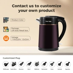 Rapid Heating Electric Kettle 1.7L Water Boiler
