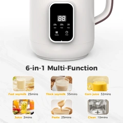 Soundproof Soy Milk Maker Nut Milk Maker Leak-Proof  Food Processor