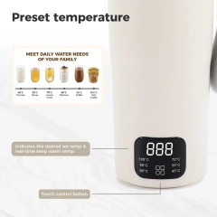 Portable Electric Kettle with Smart Temperature Control