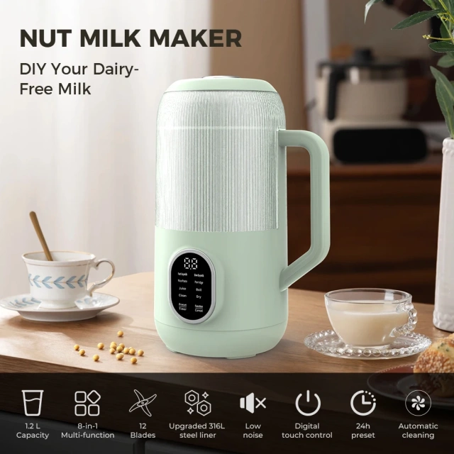 Soy Bean Blender for Health Smart Soybean Milk Nut Milk Maker