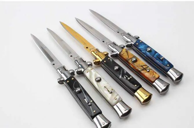 AKC The 9 Inch Auto Godfather Stiletto Mafia Folding knife