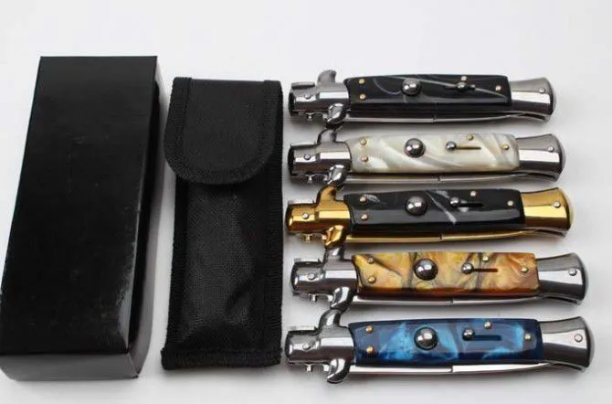AKC The 9 Inch Auto Godfather Stiletto Mafia Folding knife