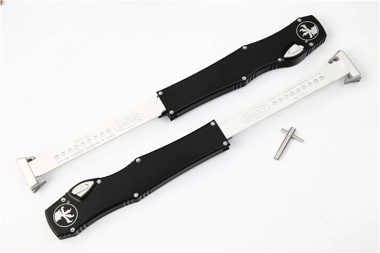 Microtech Customs Mafione 150-10  Halo VI Tanto OTF Automatic Knife
