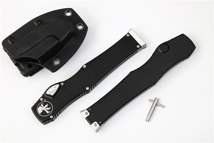 Microtech Customs Mafione 150-10  Halo VI Tanto OTF Automatic Knife