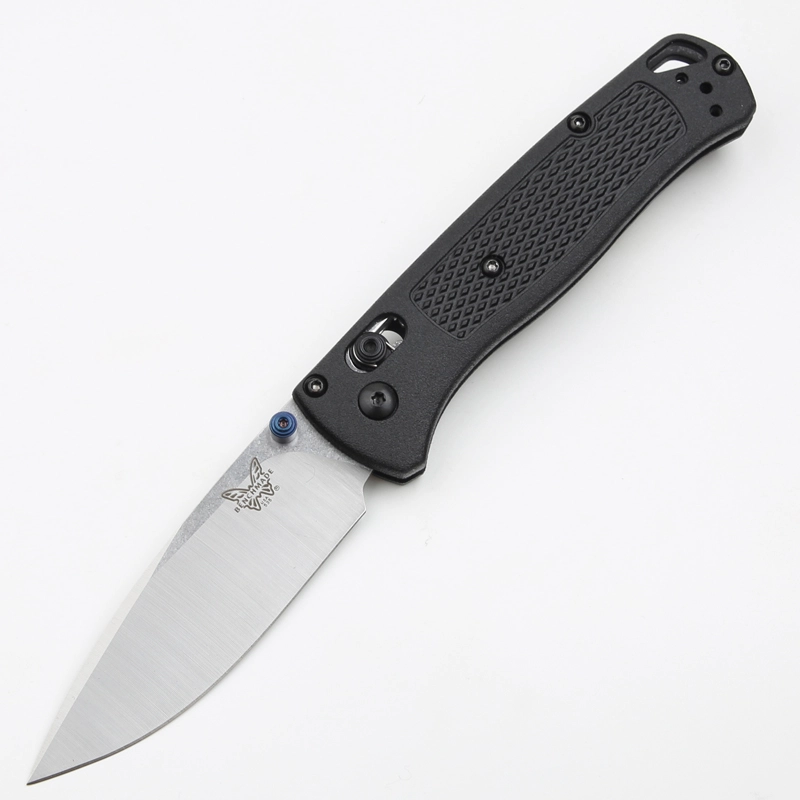 Benchmade 535 Bugout AXIS Folding Knife 3.24" S30V Satin Plain Blade, Grivory Handles