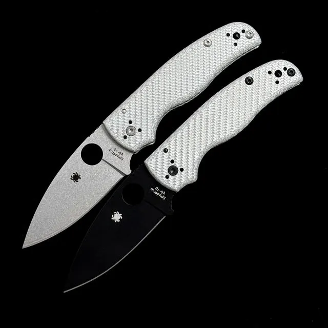 SPY C229 Carbon fiber 100% VG-10 Stone Wash blade Shaman Folding Knife