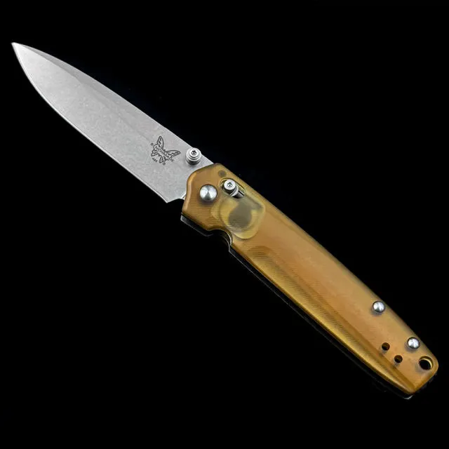 Benchmade BM 485 Valet Review PEI Handle 100% 9CR18MOV markM390 Folding Knife