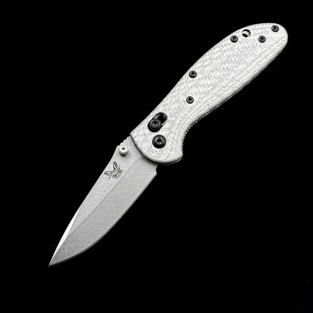 Benchmade BM MINI 555-1 556-1 Griptilian AXIS Bearing Carbon fiber handle Folding Knife