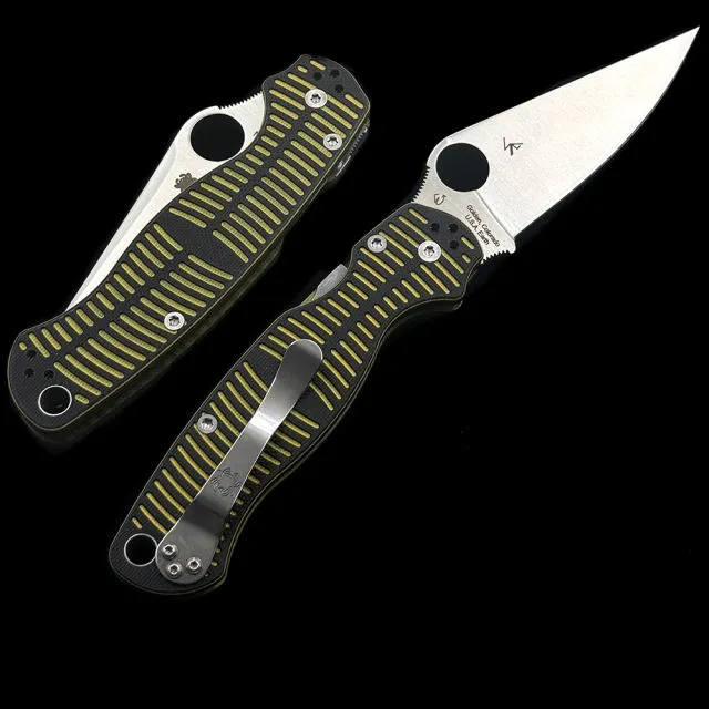 SPY C81 Para 2 S45VN Blade G10 handle folding knife