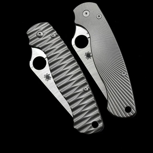 SPY C81TI 100%14C28N Paramilitary 2 Folding Knife