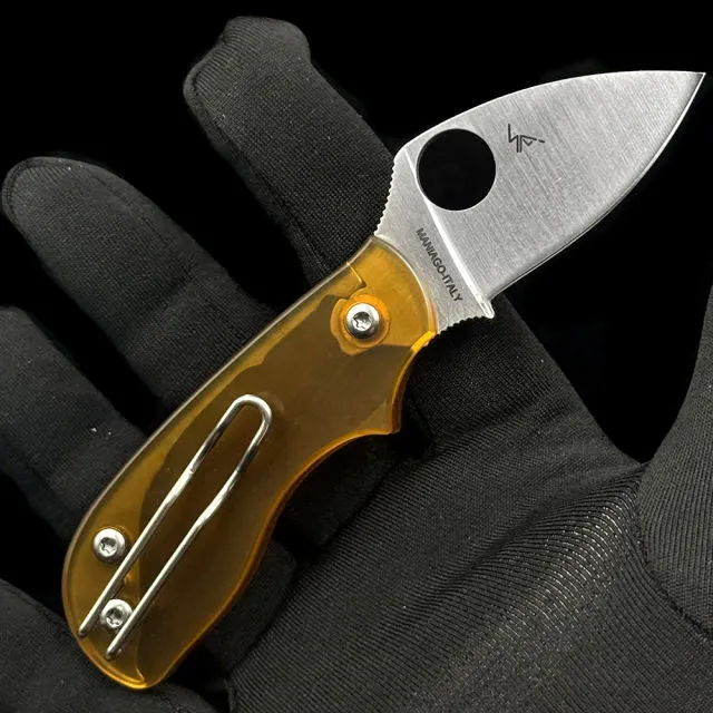 SPY C154PEI (non-locking) Squeak 100% 14C28N Folding Knife