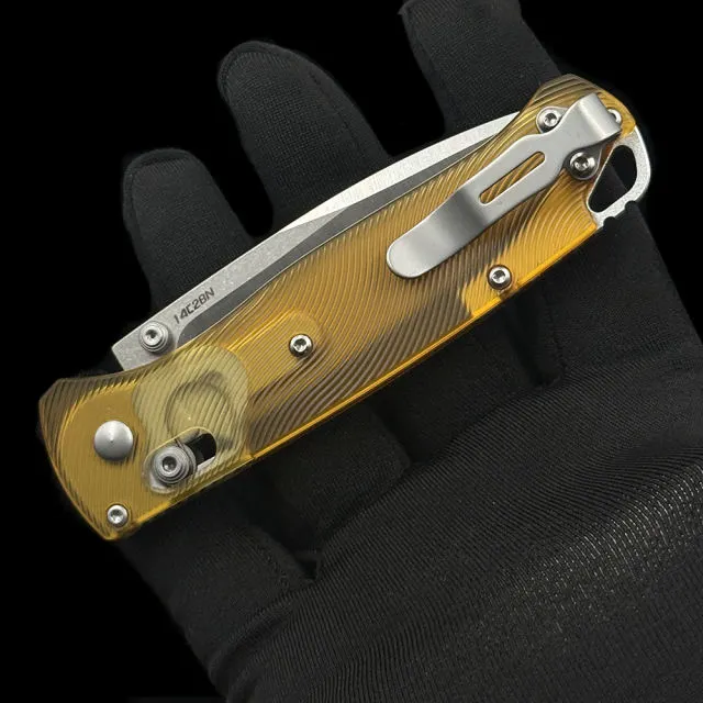 Benchmade BM 535 PEI BUGOUT AXIS 100% 14C28N blade Folding Knife