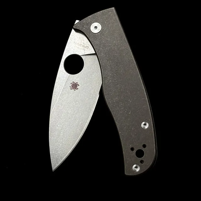 SPY C263TIP Bodacious Compression Titanium 100% S125V Blade Folding Knife