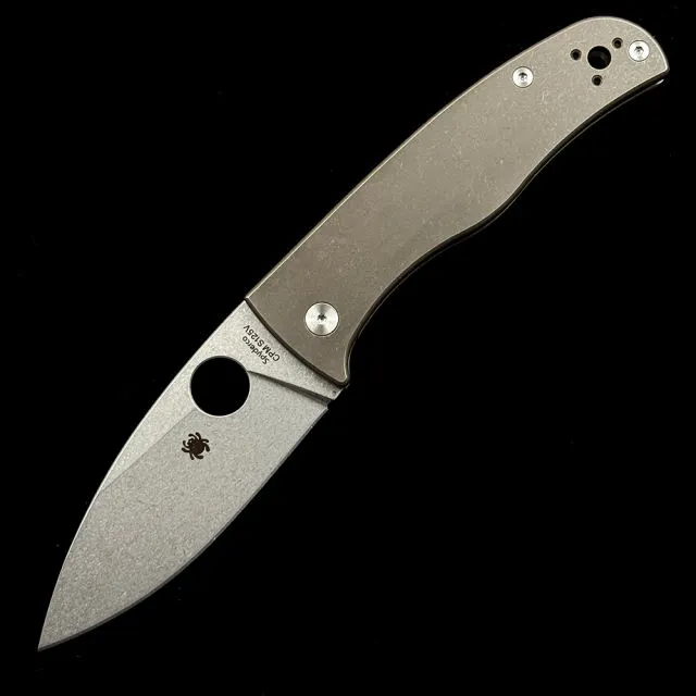 SPY C263TIP Bodacious Compression Titanium 100% S125V Blade Folding Knife