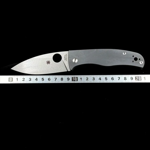 SPY C263TIP Bodacious Compression Titanium 100% S125V Blade Folding Knife