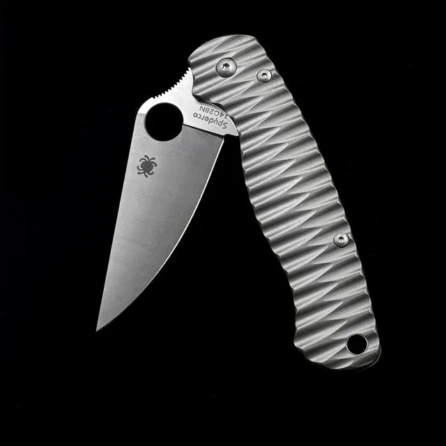 SPY C81TI 100%14C28N Paramilitary 2 Folding Knife