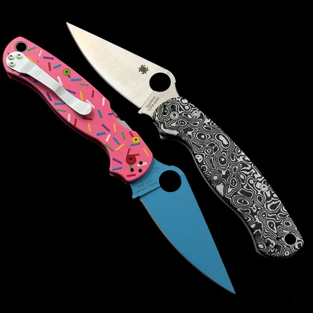 SPY 2025 NEW C81 Paramilitary 2 Aluminum Bearings Folding Knife