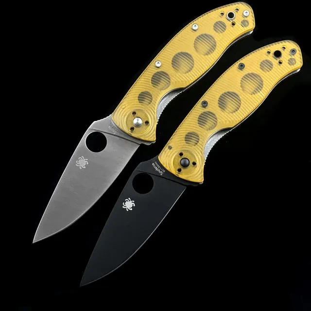 SPY C122PEI Tenacious 100% 9CR18MOV Folding Knife