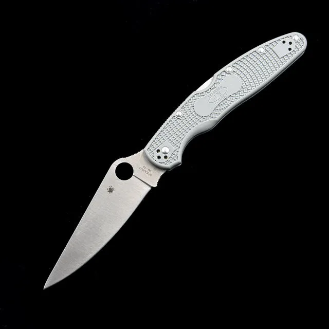 SPY C07 Police 4 Lightweight Folding Knife 4.39" VG10 /9cr18mov Blade, Black FRN Handles