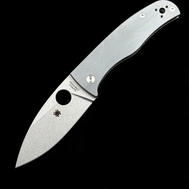 SPY C263TIP Bodacious Compression Titanium 100% S125V Blade Folding Knife