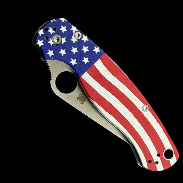 SPY 2025 NEW C81 Paramilitary 2 Aluminum Bearings Folding Knife