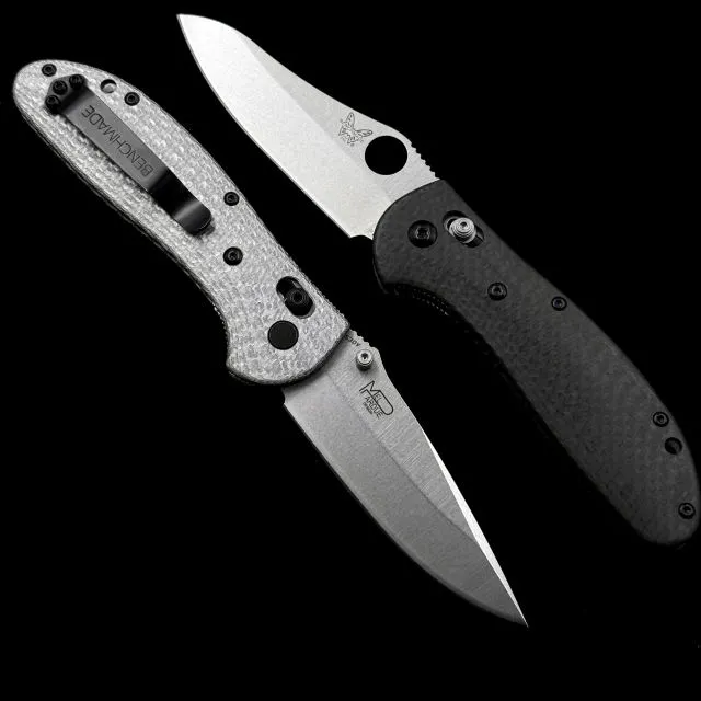 Benchmade BM 550-1 551-1 Carbon fiber handle Griptilian AXIS Bearing Folding Knife