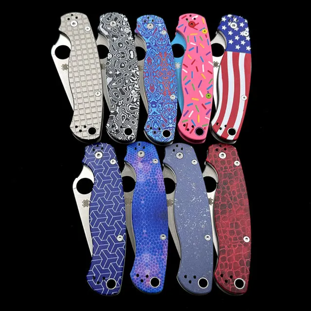 SPY 2025 NEW C81 Paramilitary 2 Aluminum Bearings Folding Knife