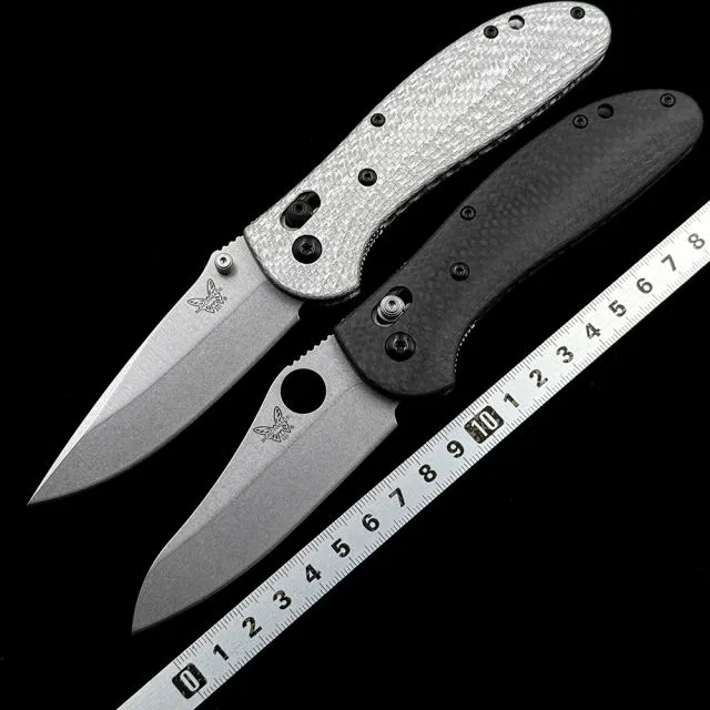Benchmade BM 550-1 551-1 Carbon fiber handle Griptilian AXIS Bearing Folding Knife