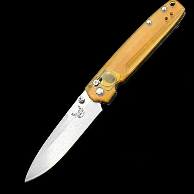 Benchmade BM 485 Valet Review PEI Handle 100% 9CR18MOV markM390 Folding Knife