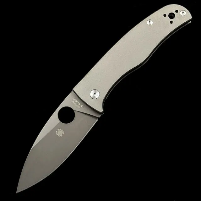 SPY C263TIP Bodacious Compression Titanium 100% S125V Blade Folding Knife