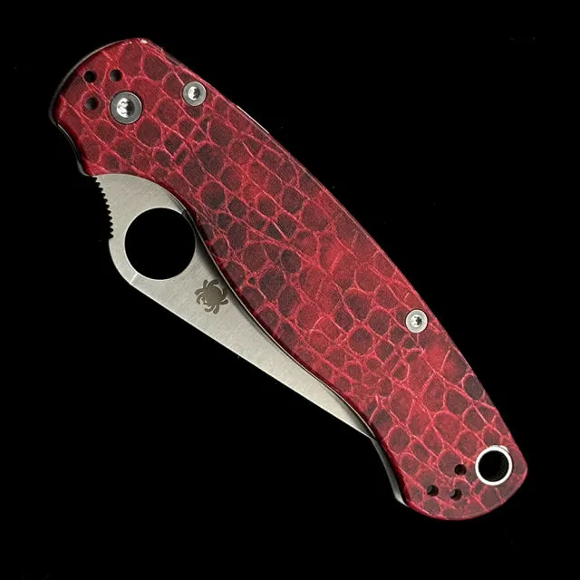 SPY 2025 NEW C81 Paramilitary 2 Aluminum Bearings Folding Knife