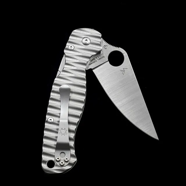 SPY C81TI 100%14C28N Paramilitary 2 Folding Knife