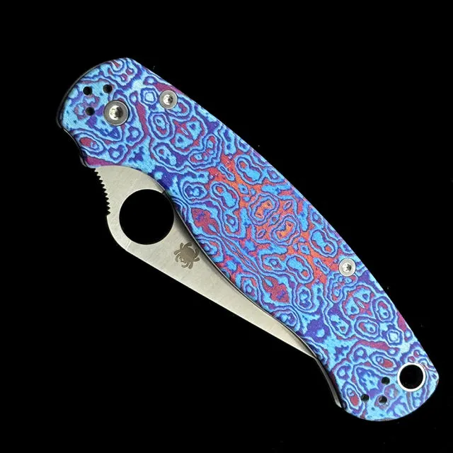 SPY 2025 NEW C81 Paramilitary 2 Aluminum Bearings Folding Knife