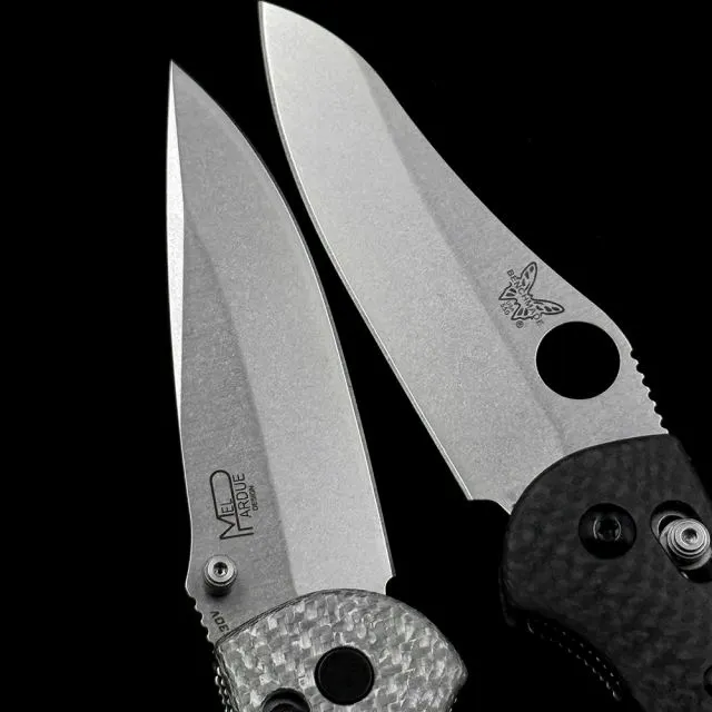 Benchmade BM 550-1 551-1 Carbon fiber handle Griptilian AXIS Bearing Folding Knife
