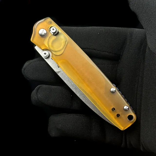 Benchmade BM 485 Valet Review PEI Handle 100% 9CR18MOV markM390 Folding Knife