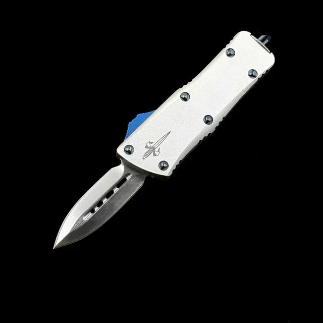 Microtech MT Mini Mirror brushed version Troodon OTF Knife