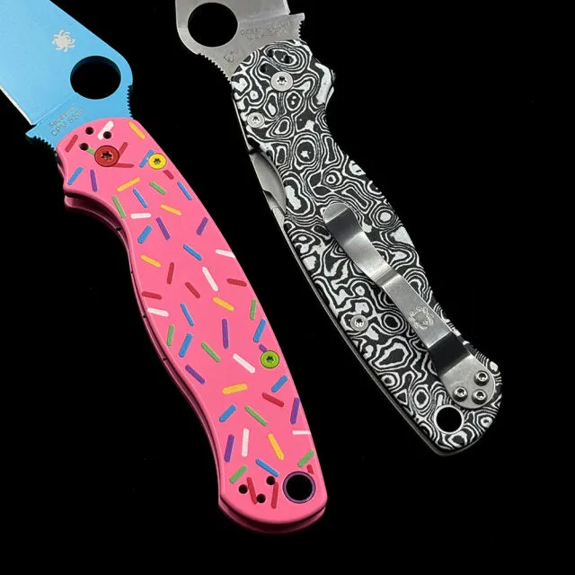 SPY 2025 NEW C81 Paramilitary 2 Aluminum Bearings Folding Knife