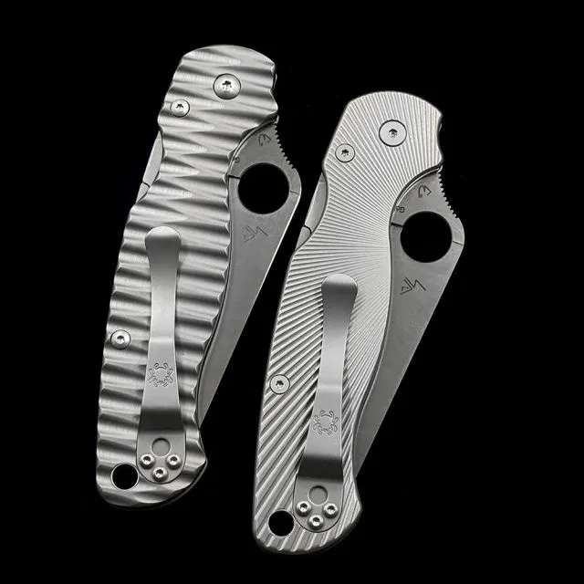 SPY C81TI 100%14C28N Paramilitary 2 Folding Knife