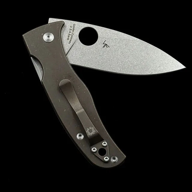 SPY C263TIP Bodacious Compression Titanium 100% S125V Blade Folding Knife