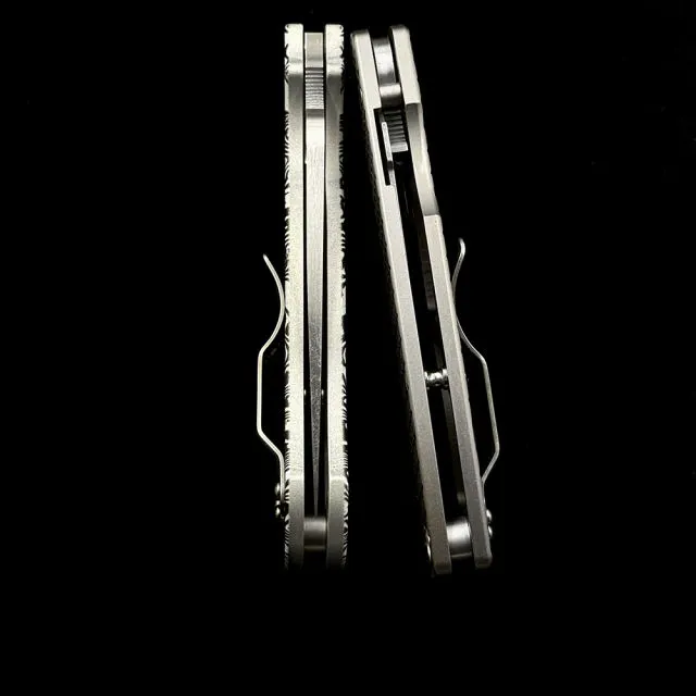 SPY 2025 NEW C81 Paramilitary 2 Aluminum Bearings Folding Knife
