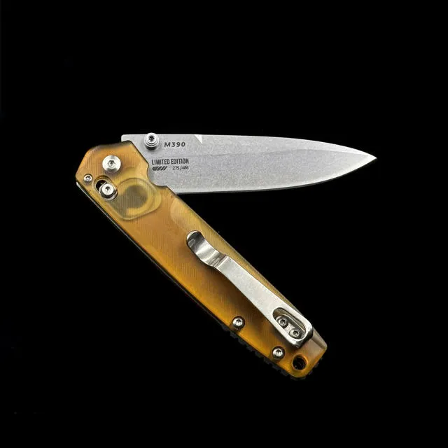Benchmade BM 485 Valet Review PEI Handle 100% 9CR18MOV markM390 Folding Knife