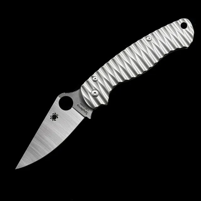 SPY C81TI 100%14C28N Paramilitary 2 Folding Knife