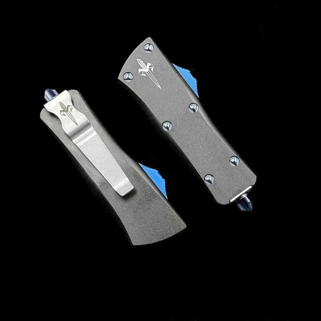 Microtech MT Mini Mirror brushed version Troodon OTF Knife